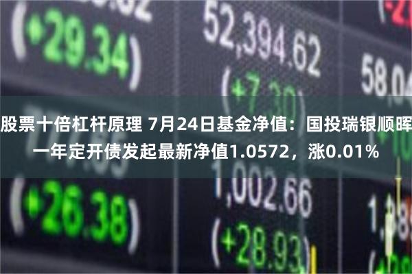 股票十倍杠杆原理 7月24日基金净值：国投瑞银顺晖一年定开债发起最新净值1.0572，涨0.01%