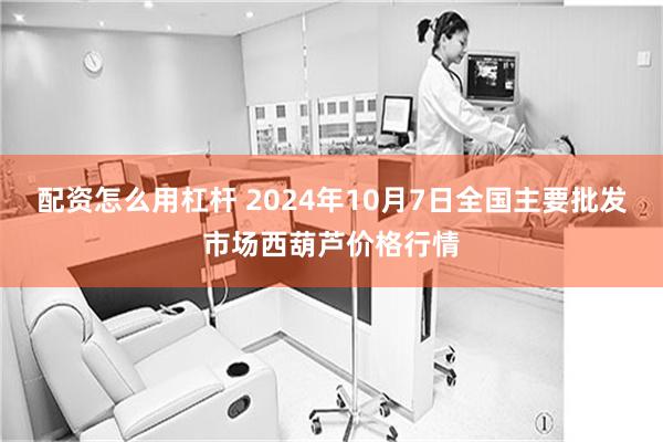 配资怎么用杠杆 2024年10月7日全国主要批发市场西葫芦价格行情