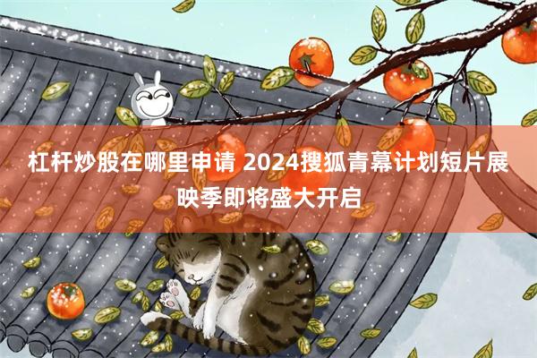 杠杆炒股在哪里申请 2024搜狐青幕计划短片展映季即将盛大开启