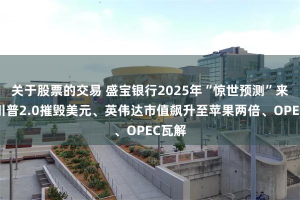 关于股票的交易 盛宝银行2025年“惊世预测”来了！川普2.0摧毁美元、英伟达市值飙升至苹果两倍、OPEC瓦解